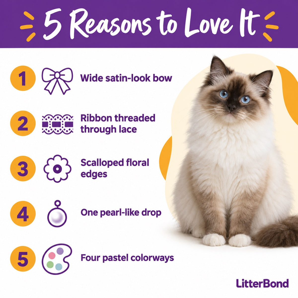Pearl-Drop Ribbon Bow Lace Collar - 5 reasons to love it