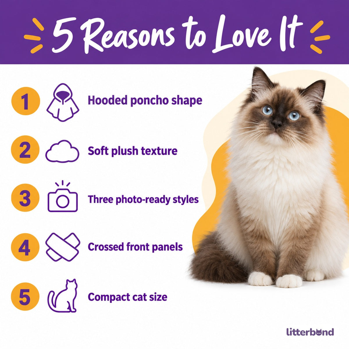Plush Cat Poncho for Photos - 5 reasons to love it