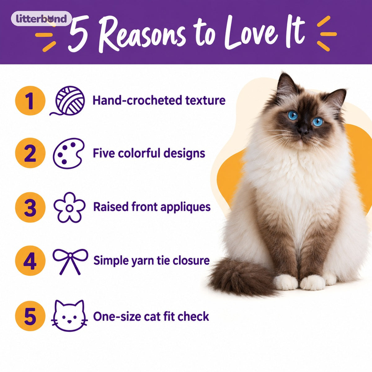 Scalloped Crochet Pet Bib - 5 reasons to love it