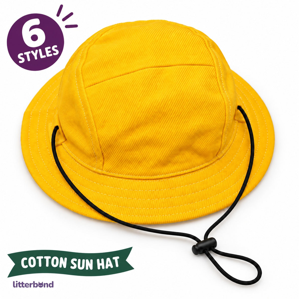 Denim Bucket Hat for Photos