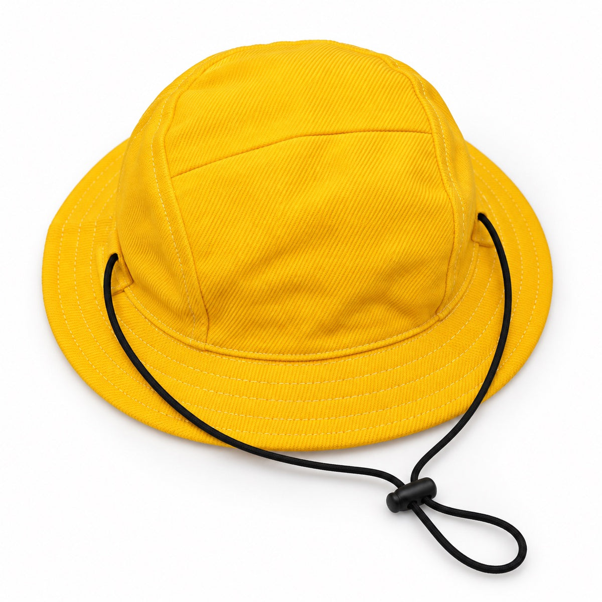 Denim Bucket Hat for Photos - Sunshine Yellow