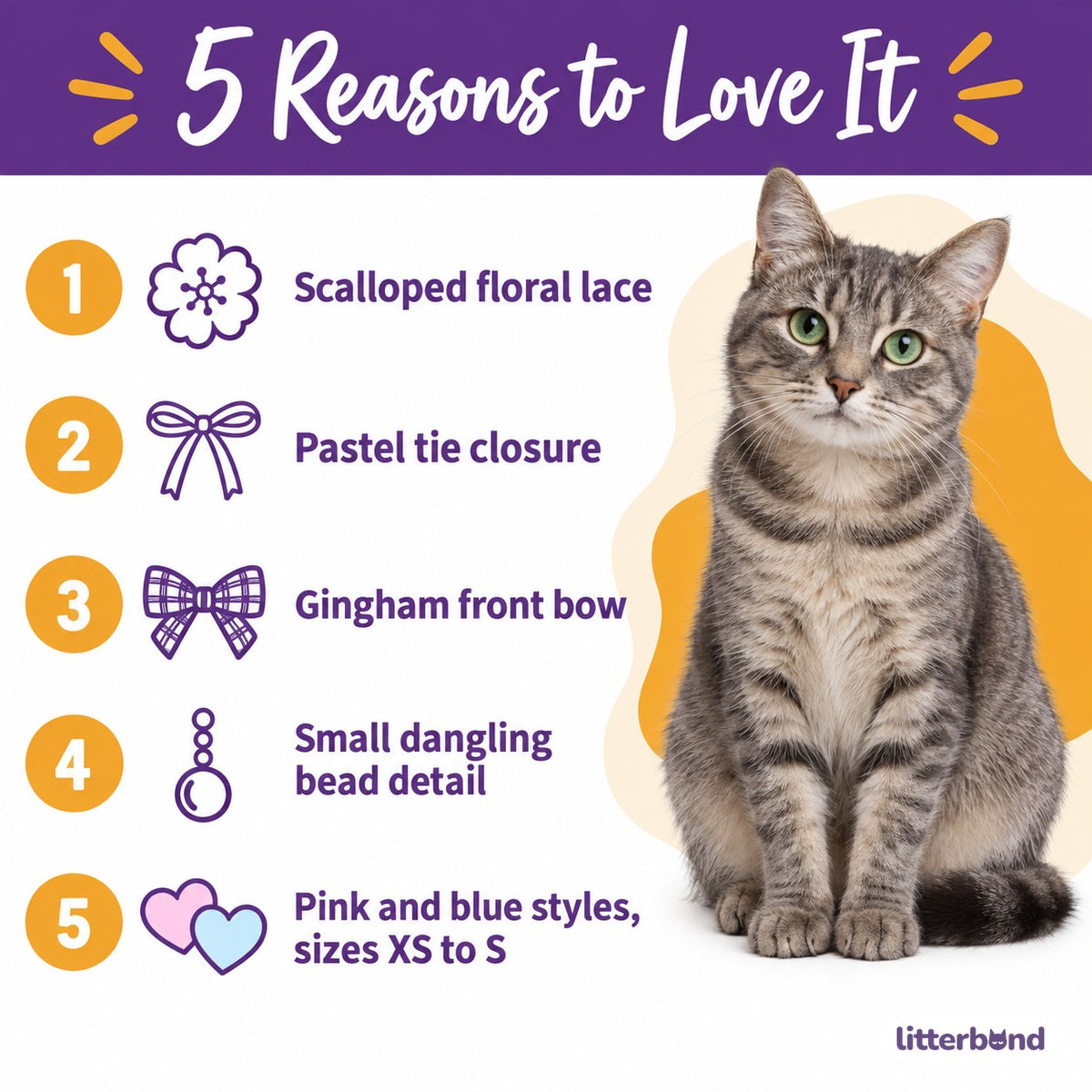 Gingham Bow Lace Bib Collar - 5 reasons to love it