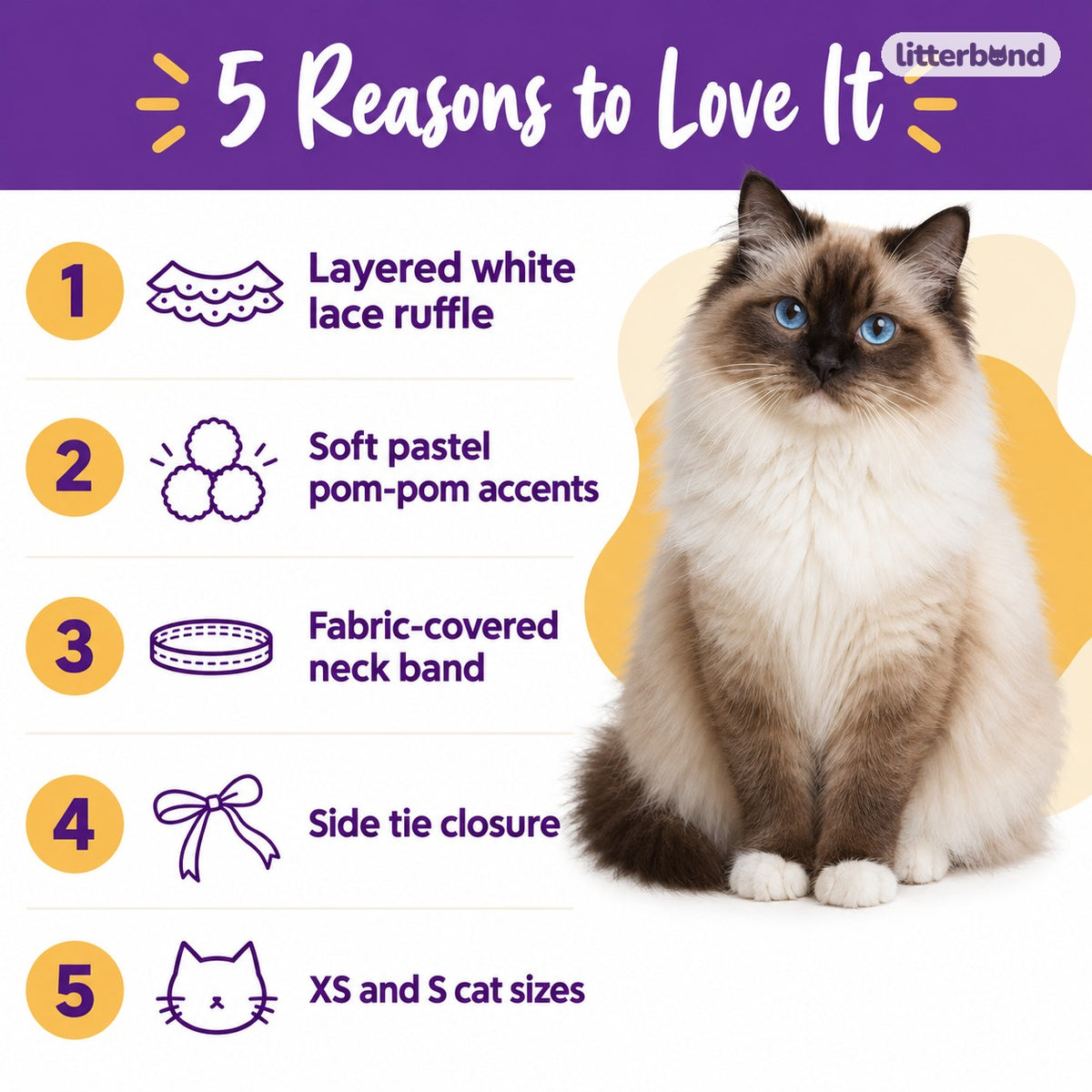 Pastel Lace Pom-Pom Bib Collar - 5 reasons to love it