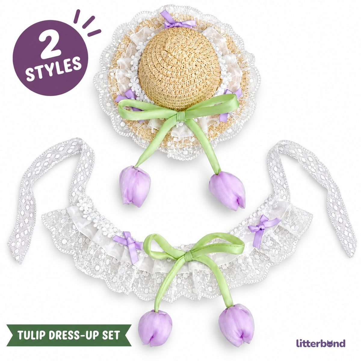 Tulip Photo Hat and Collar Set