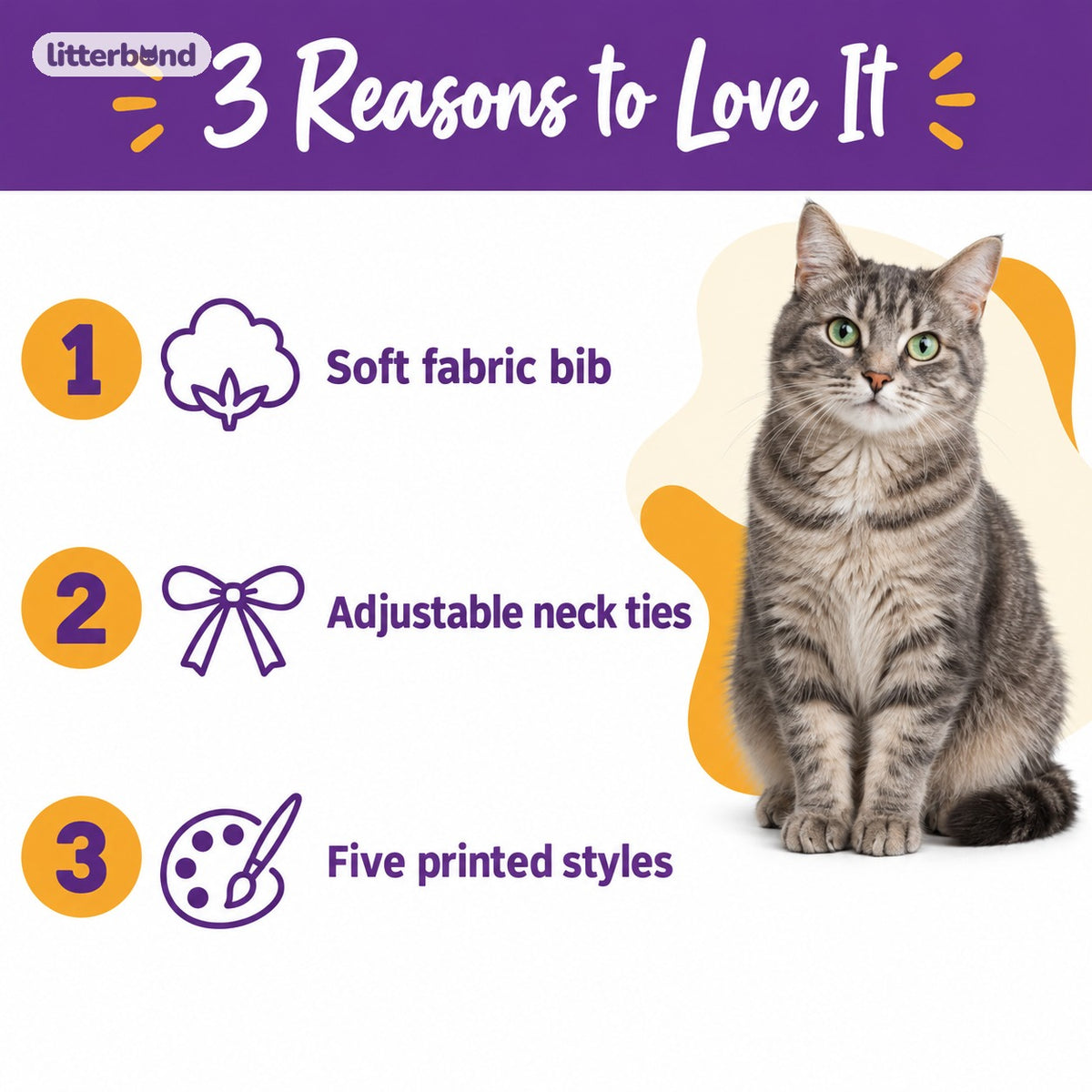 Floral Ruffle Pet Bib - 5 reasons to love it