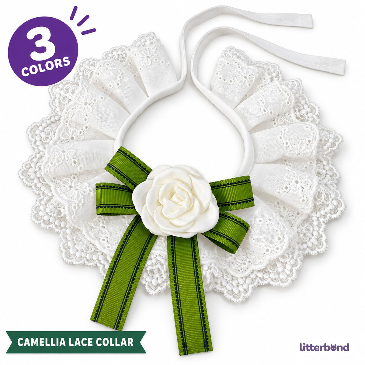 Camellia Lace Photo Collar