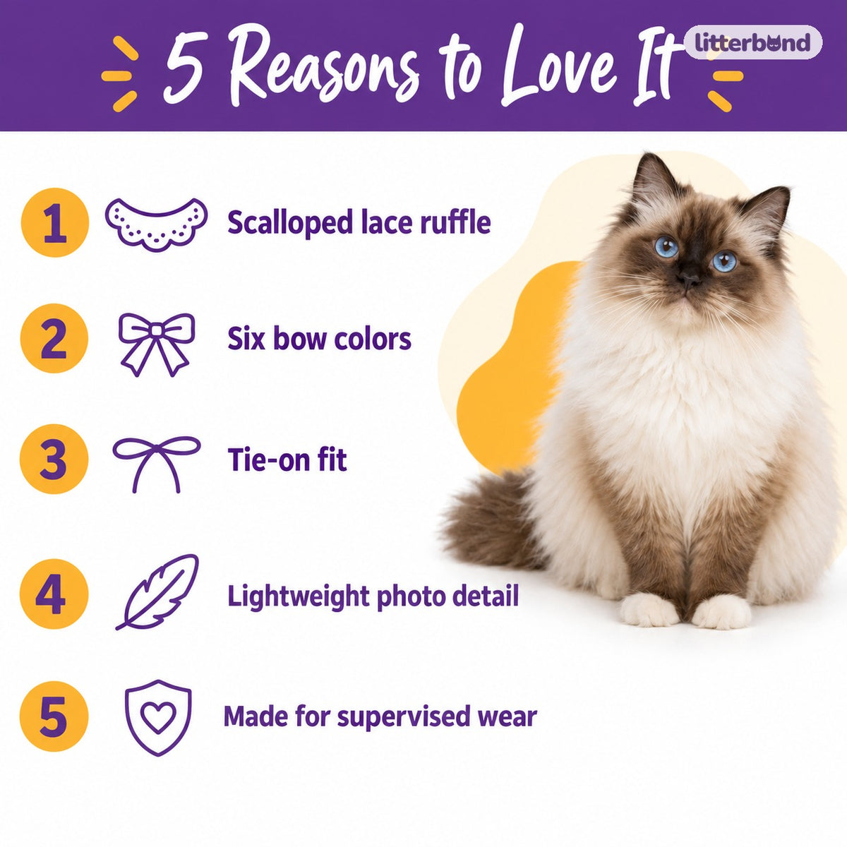 Gingham Bow Lace Collar - 5 reasons to love it