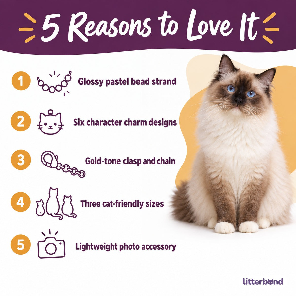 Pastel Beaded Charm Necklace - 5 reasons to love it