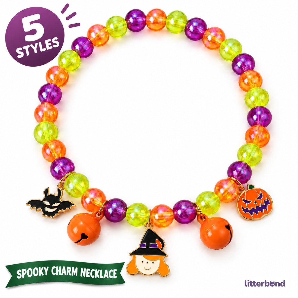 Spooky Rainbow Necklace for Photos