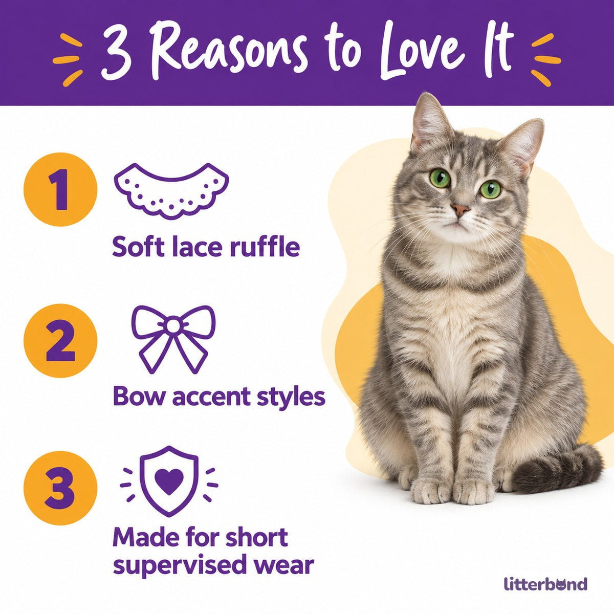 Lace Ruffle Bow Collar Bib for Photos - 5 reasons to love it