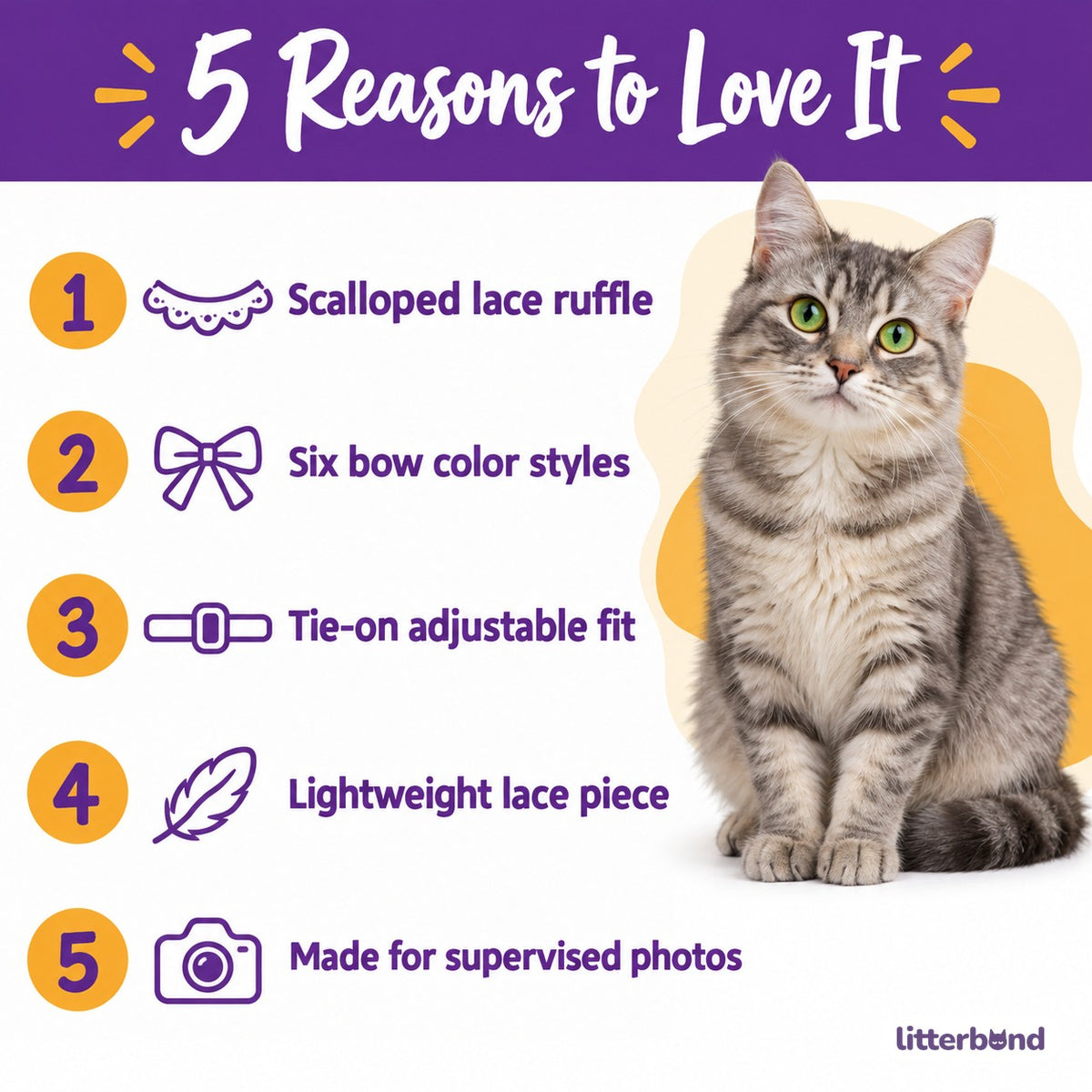 Lace Bow Bib Collar - 5 reasons to love it