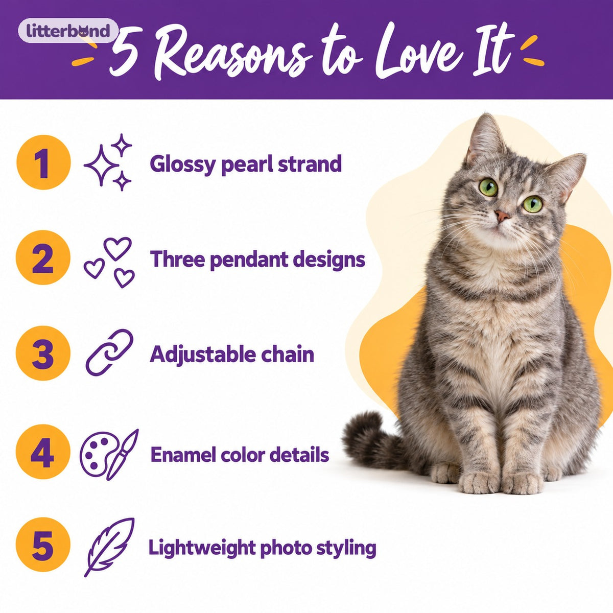 Pearl Butterfly Pendant Collar Necklace for Cat Photos - 5 reasons to love it