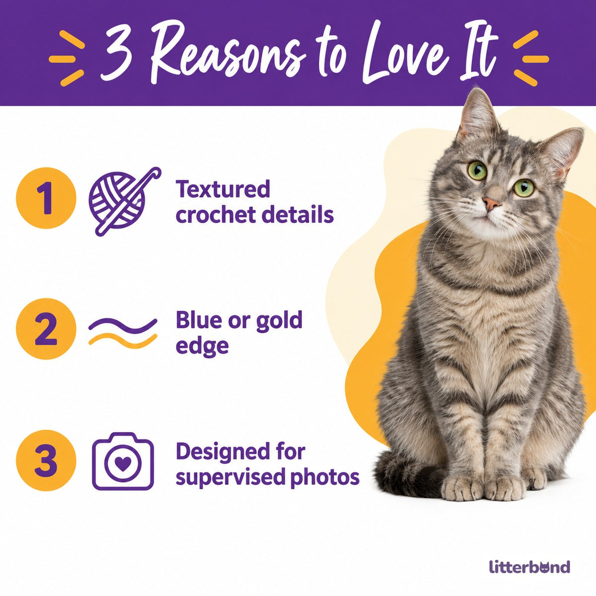 Crocheted Ruyi Neck Collar for Cat Photos - 5 reasons to love it