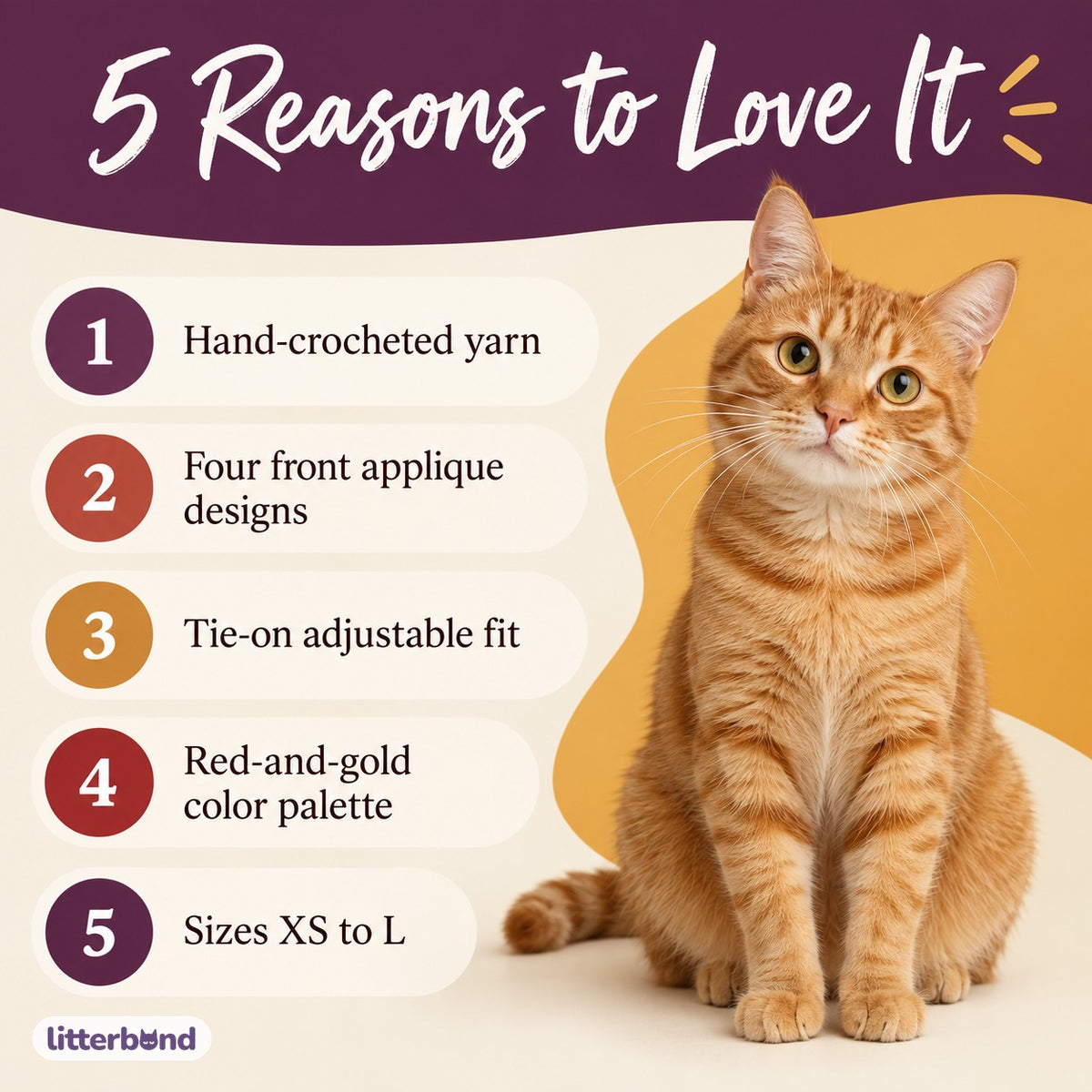 Red Applique Tie Collars - 5 reasons to love it