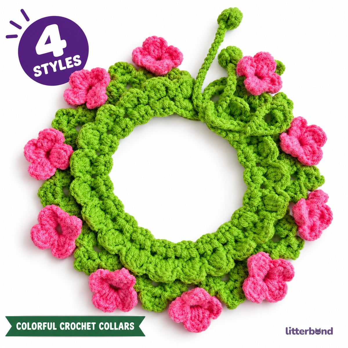 Crochet Garden Collars for Photos