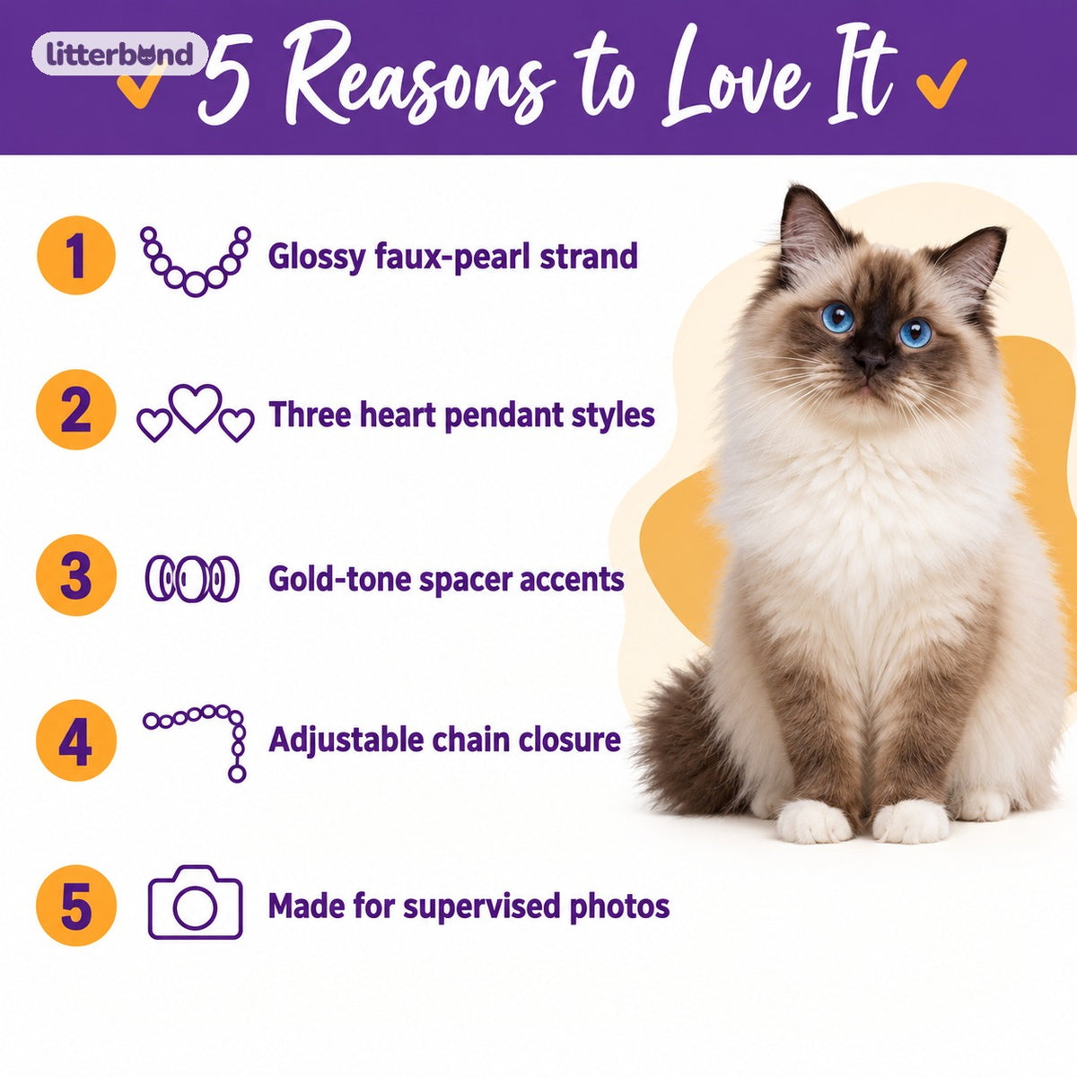 Heart Pendant Pearl Collar - 5 reasons to love it