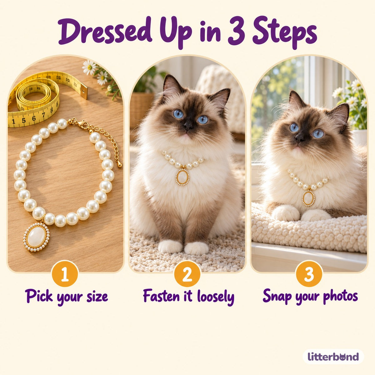 Oval Gemstone Pendant Necklace - how to put it on