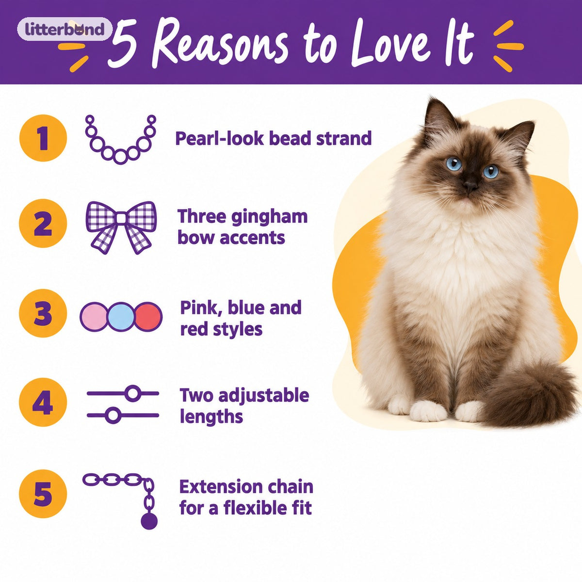 Gingham Ribbon Pearl Collar - 5 reasons to love it