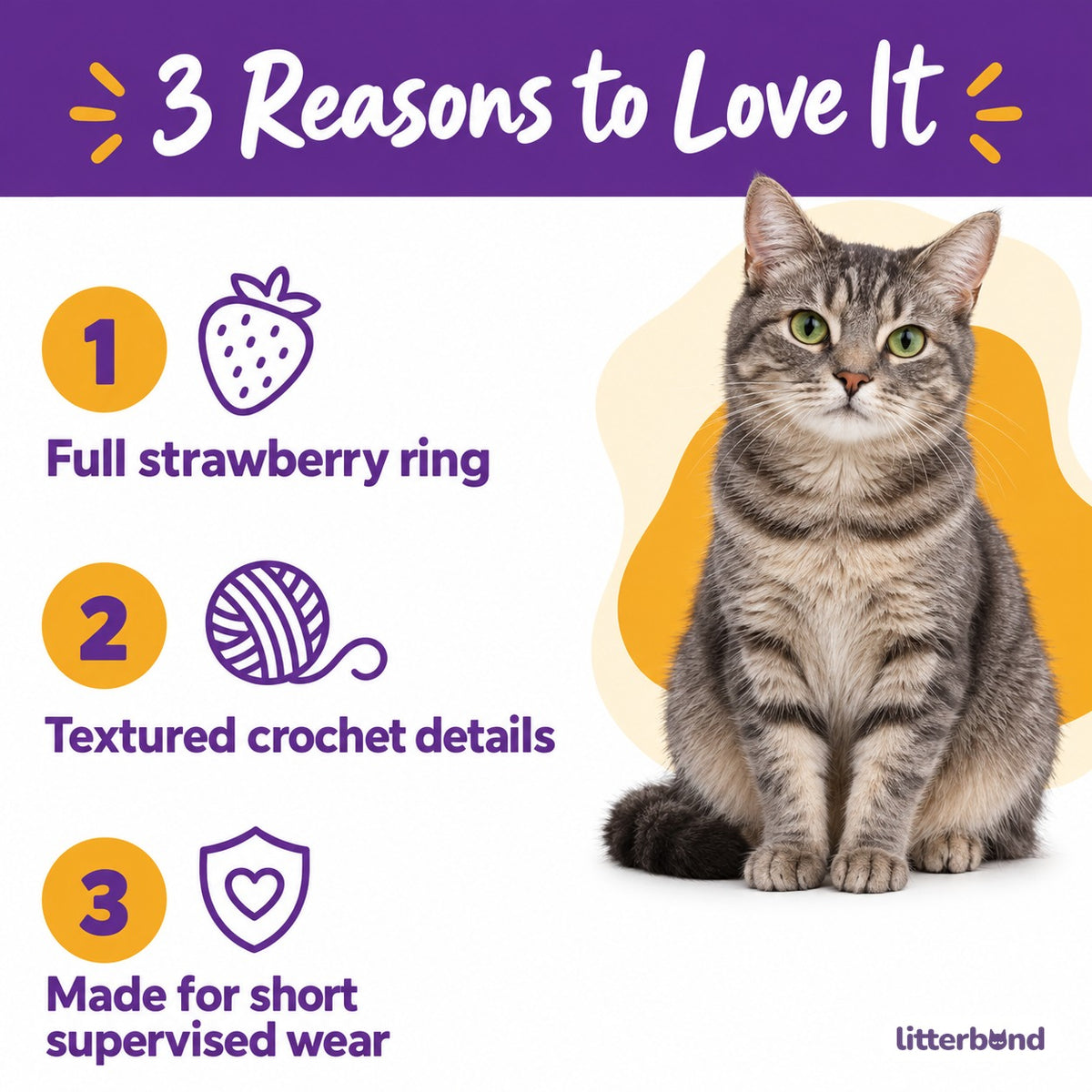 Strawberry Crochet Collar for Photos - 5 reasons to love it