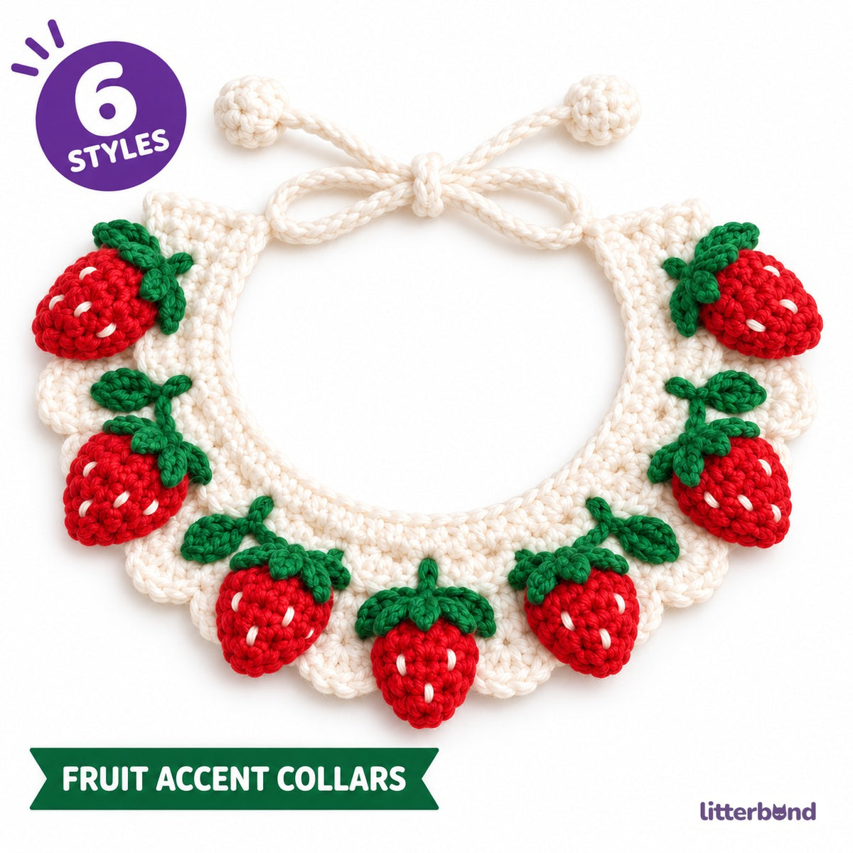 Crochet Fruit Collars for Photos