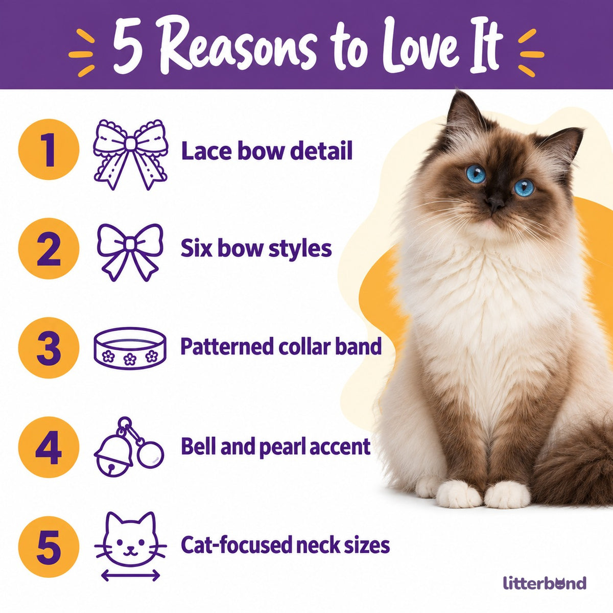 Decorative Lace Bow Bell Collar - 5 reasons to love it