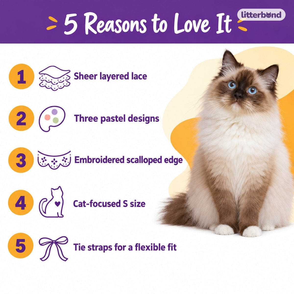Pastel Lace Jewel Ruffle Collar - 5 reasons to love it