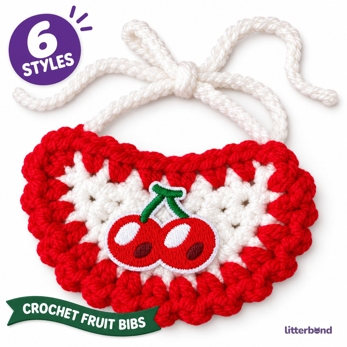 Crochet Fruit Bibs for Photos