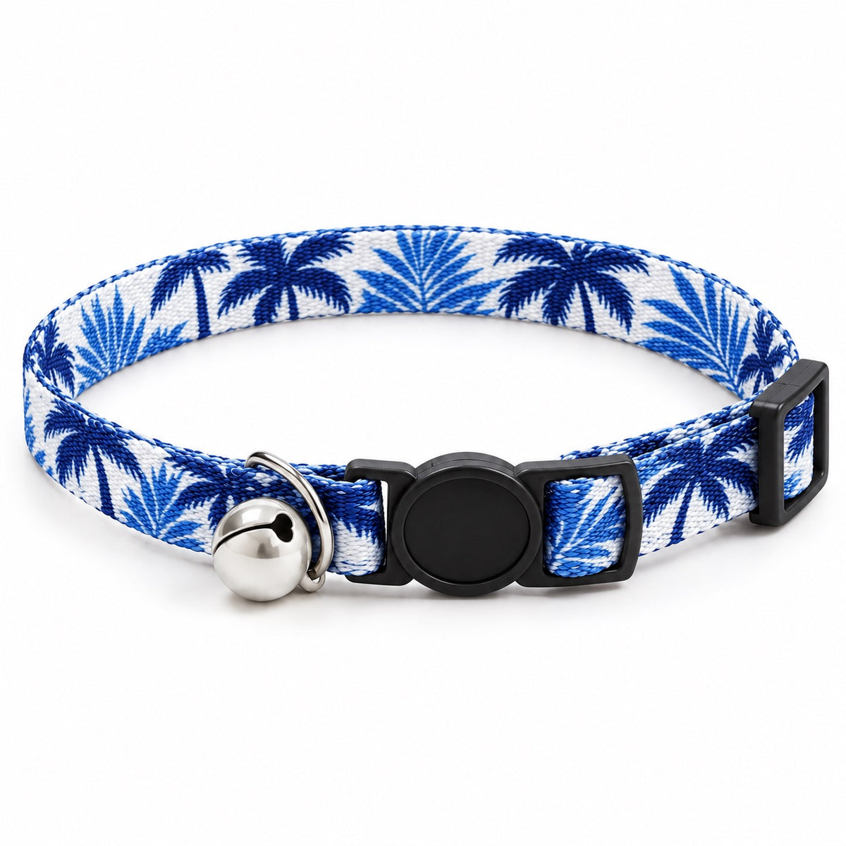 Patterned Bell Collar for Photos - Dark Beach