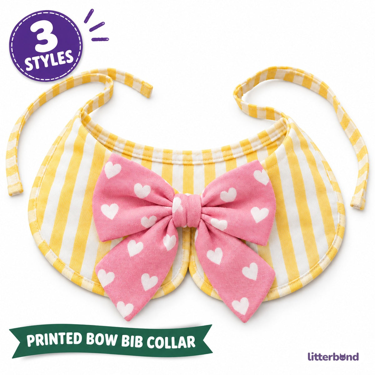Bow Bib Collar for Photos