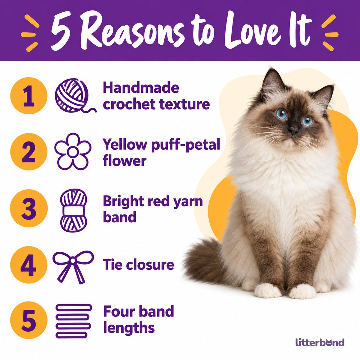 Flower Crochet Collar for Photos - 5 reasons to love it