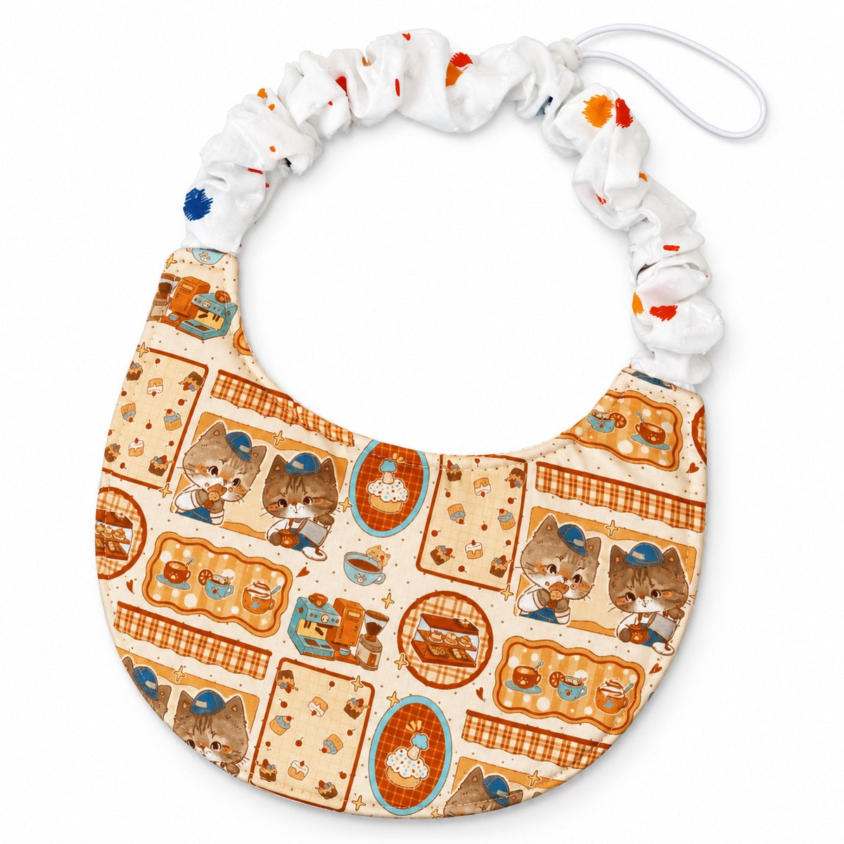 Printed Dog Bib for Photos - Caramel Pet Cafe