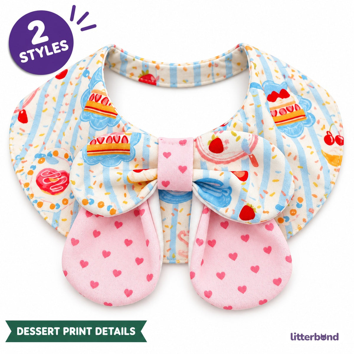 Dessert Bib Collars for Birthday Photos