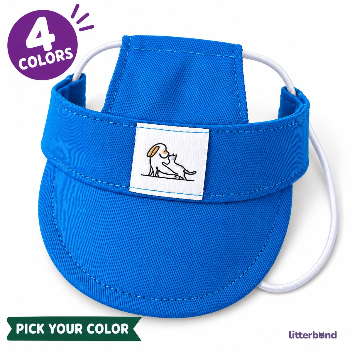 Color Pop Visor Cap for Photos
