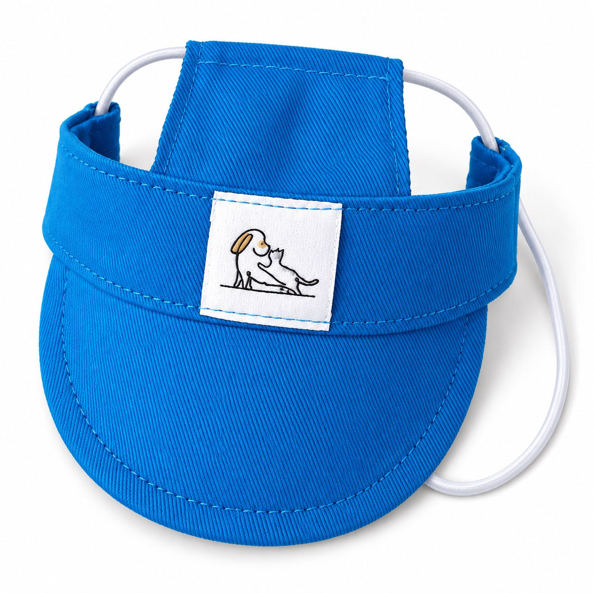 Color Pop Visor Cap for Photos - Ocean Blue