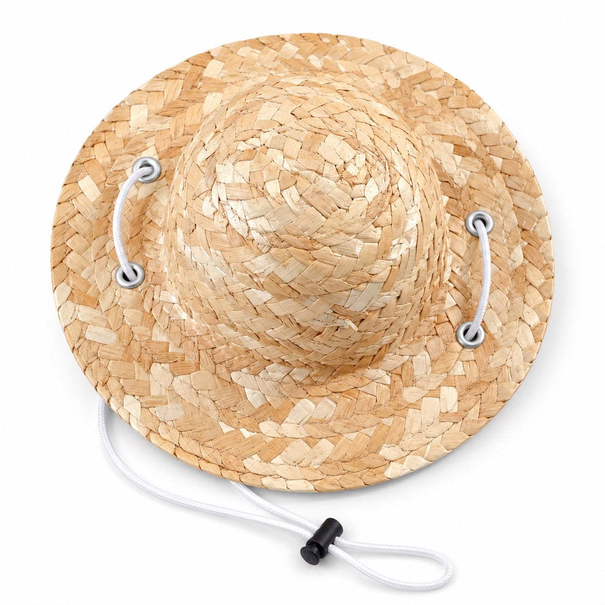 Crochet Flower Hat for Photos - Plain Straw