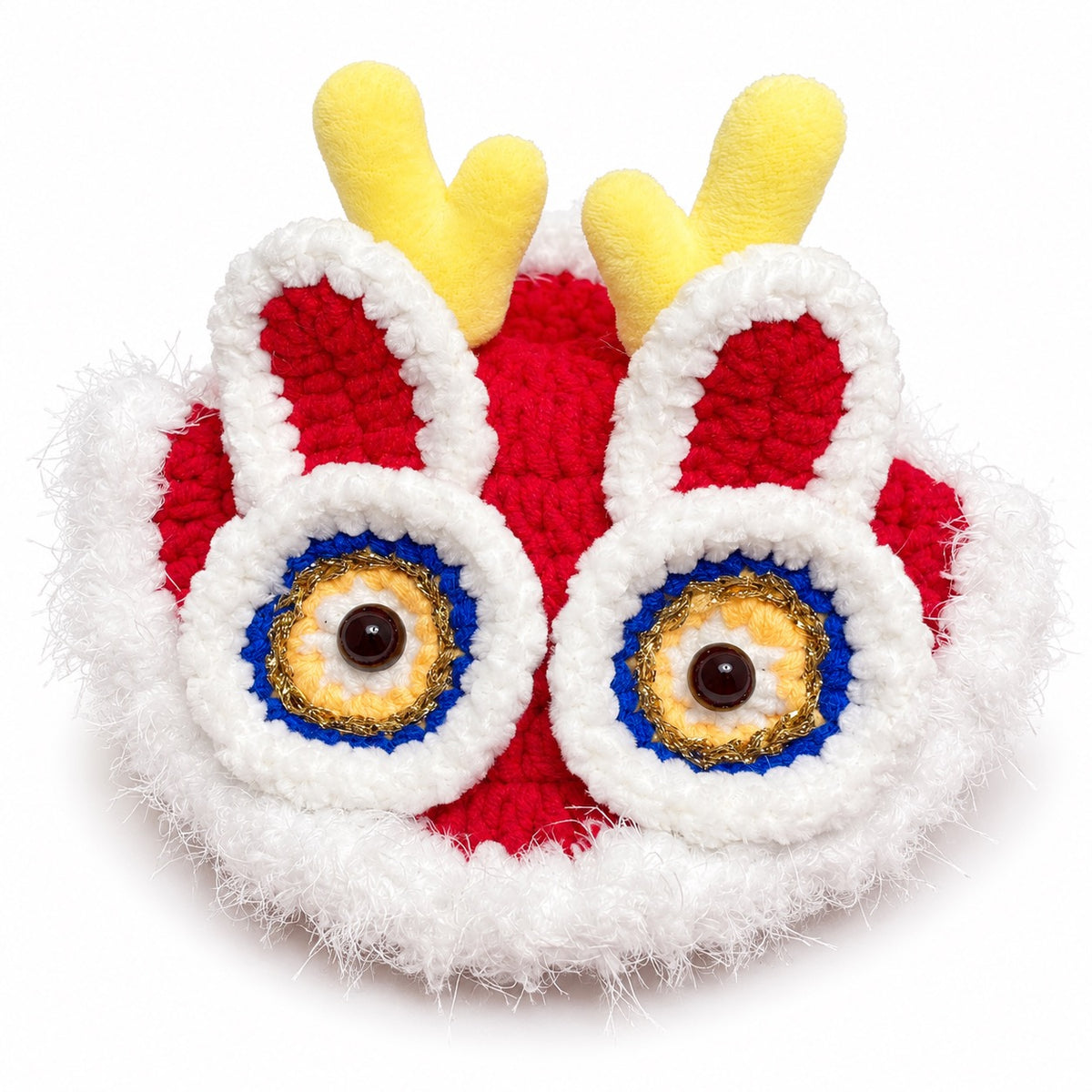 Dragon Horn Hat for Photos - Yellow Horns