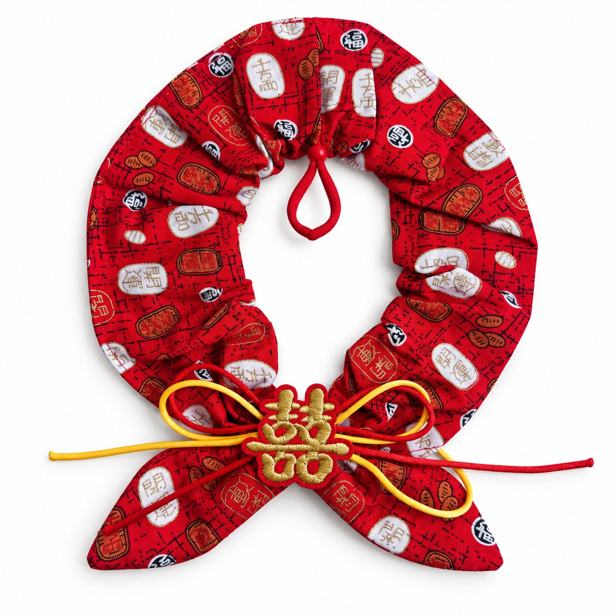 Crimson Ruffle Collar for Photos - Double Character