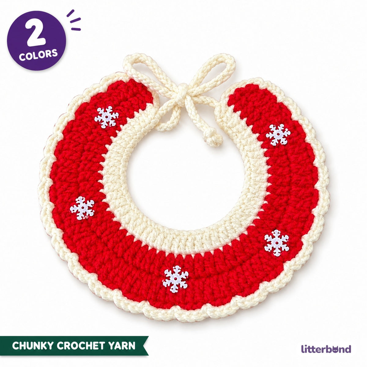 Snowflake Crochet Collar