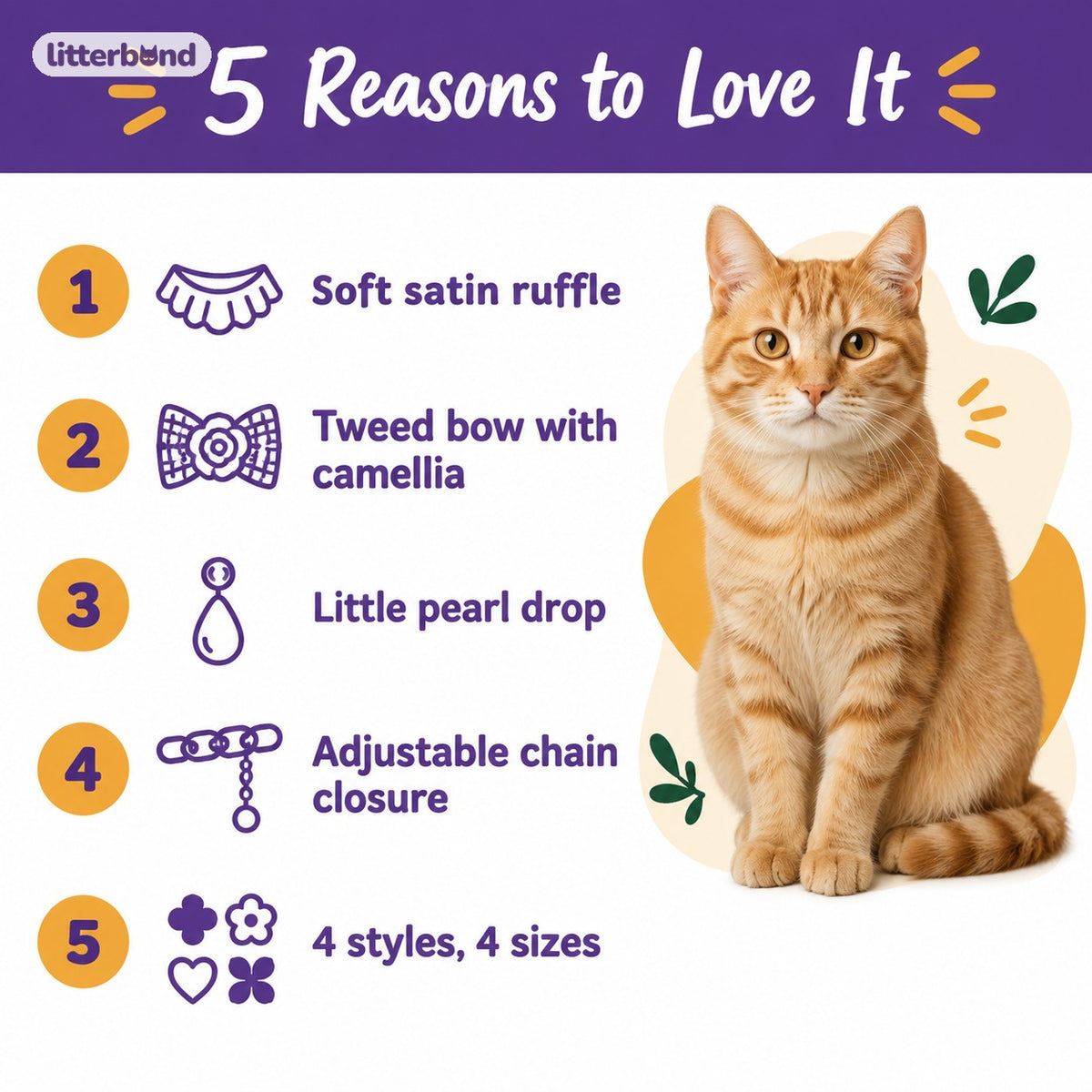 Camellia Tweed Bow Collar - 5 reasons to love it