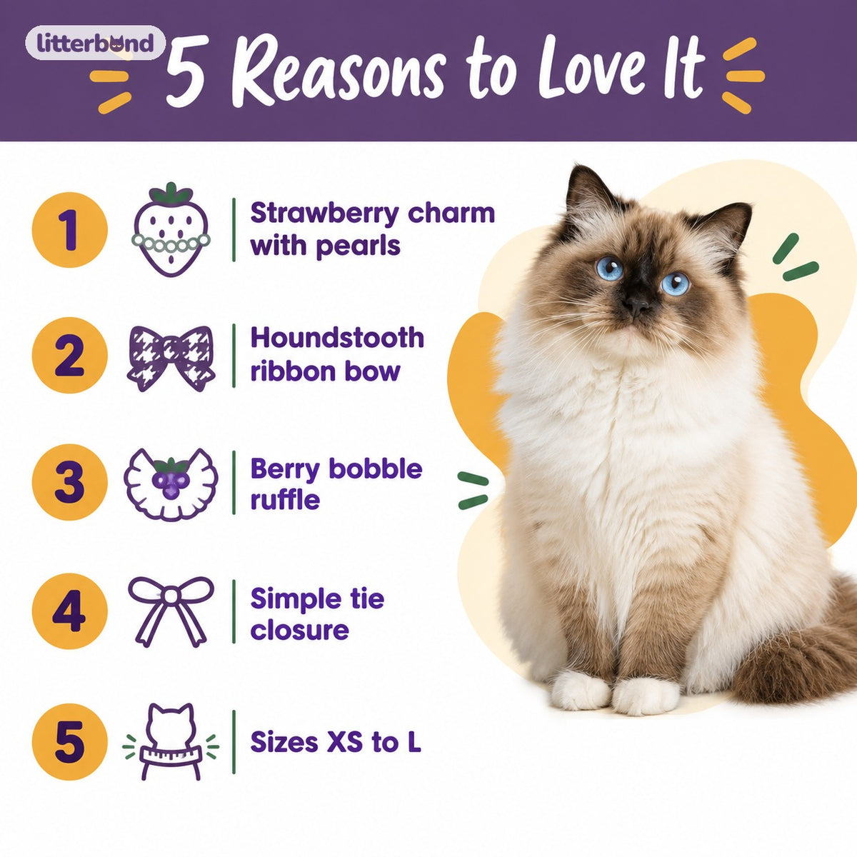 Strawberry & Berry Crochet Collar - 5 reasons to love it