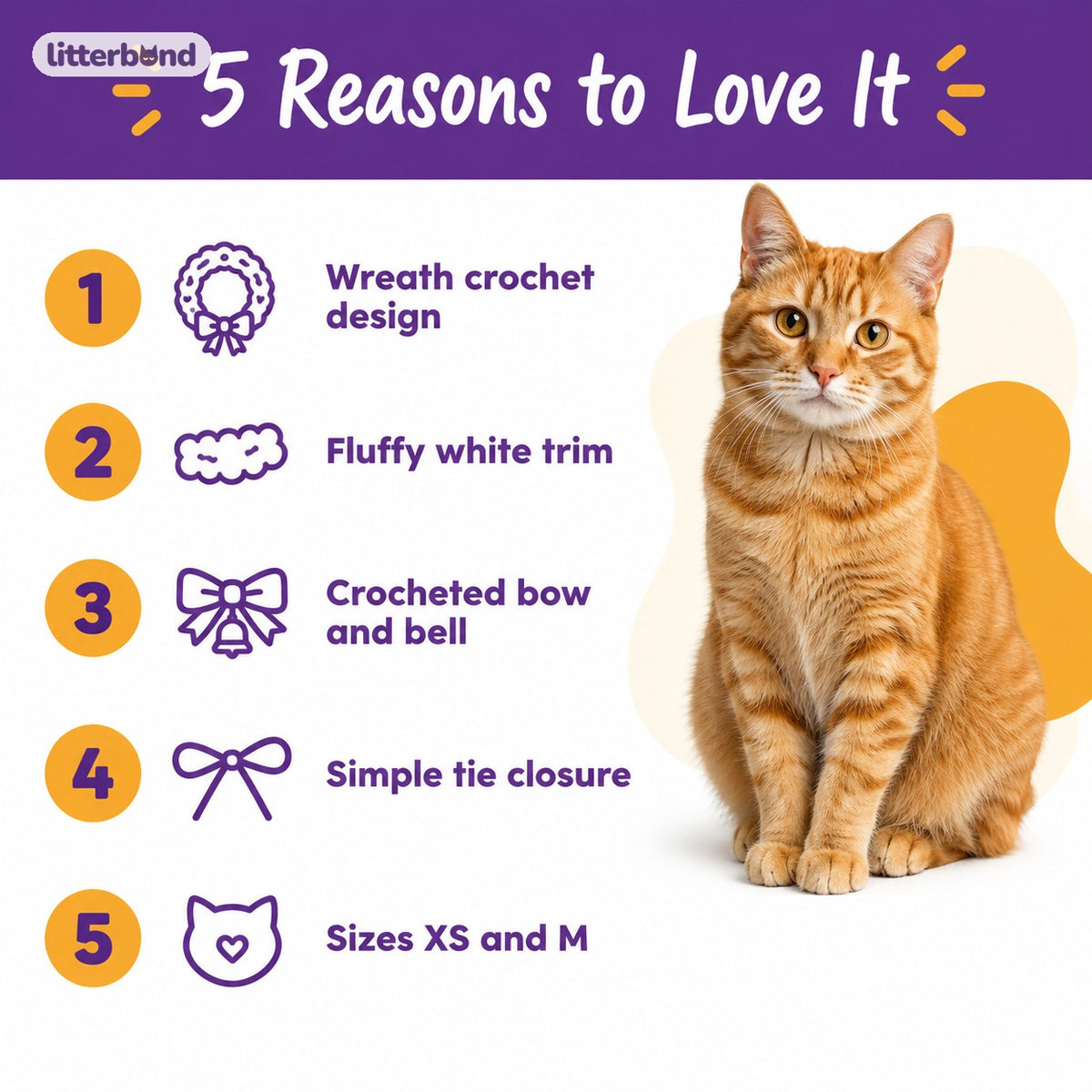 Fluffy Wreath Crochet Collar - 5 reasons to love it