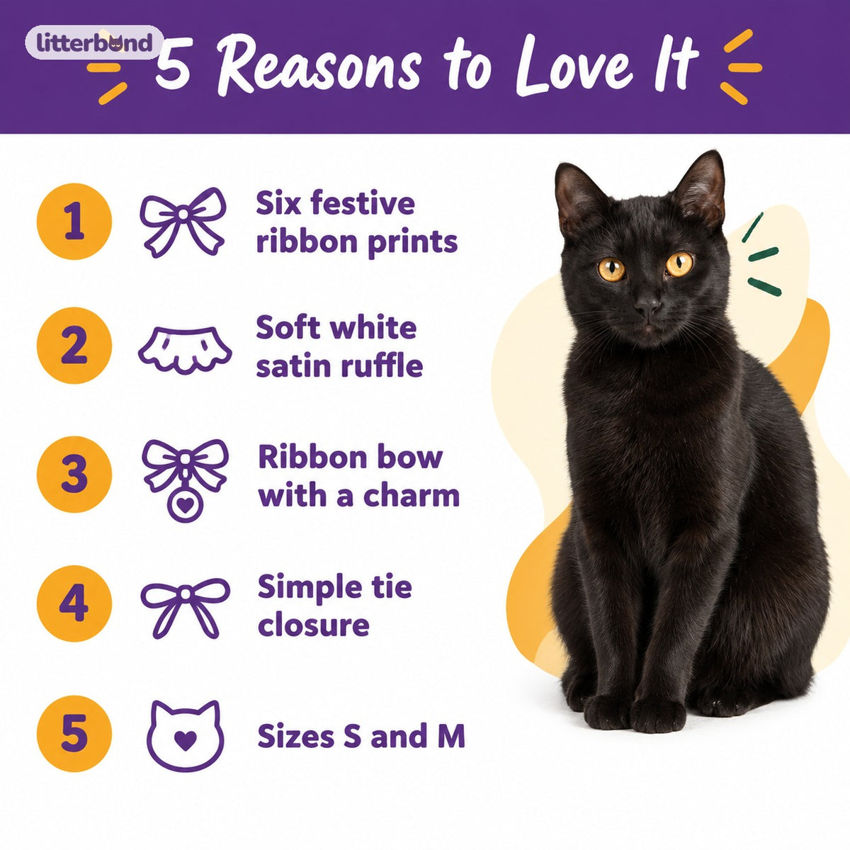 Satin Frill Ribbon Bow Collar - 5 reasons to love it