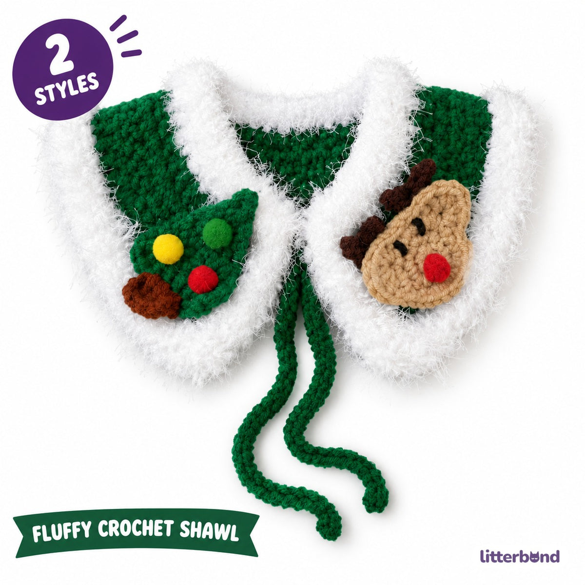 Chunky Crochet Shawl Collar
