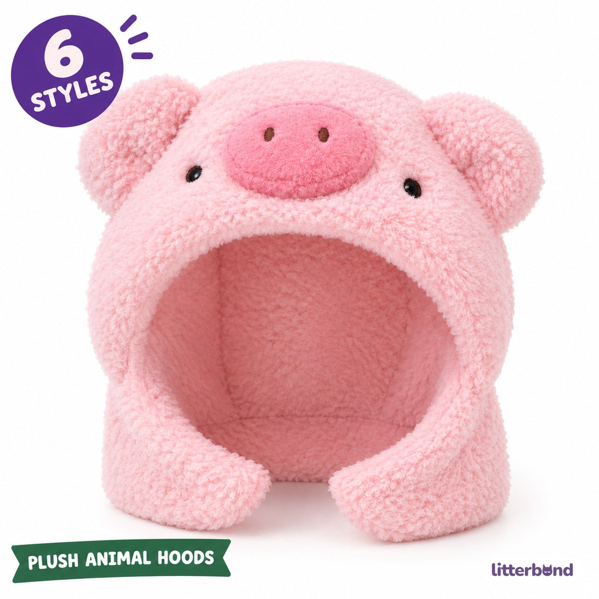 Plush Animal Hood