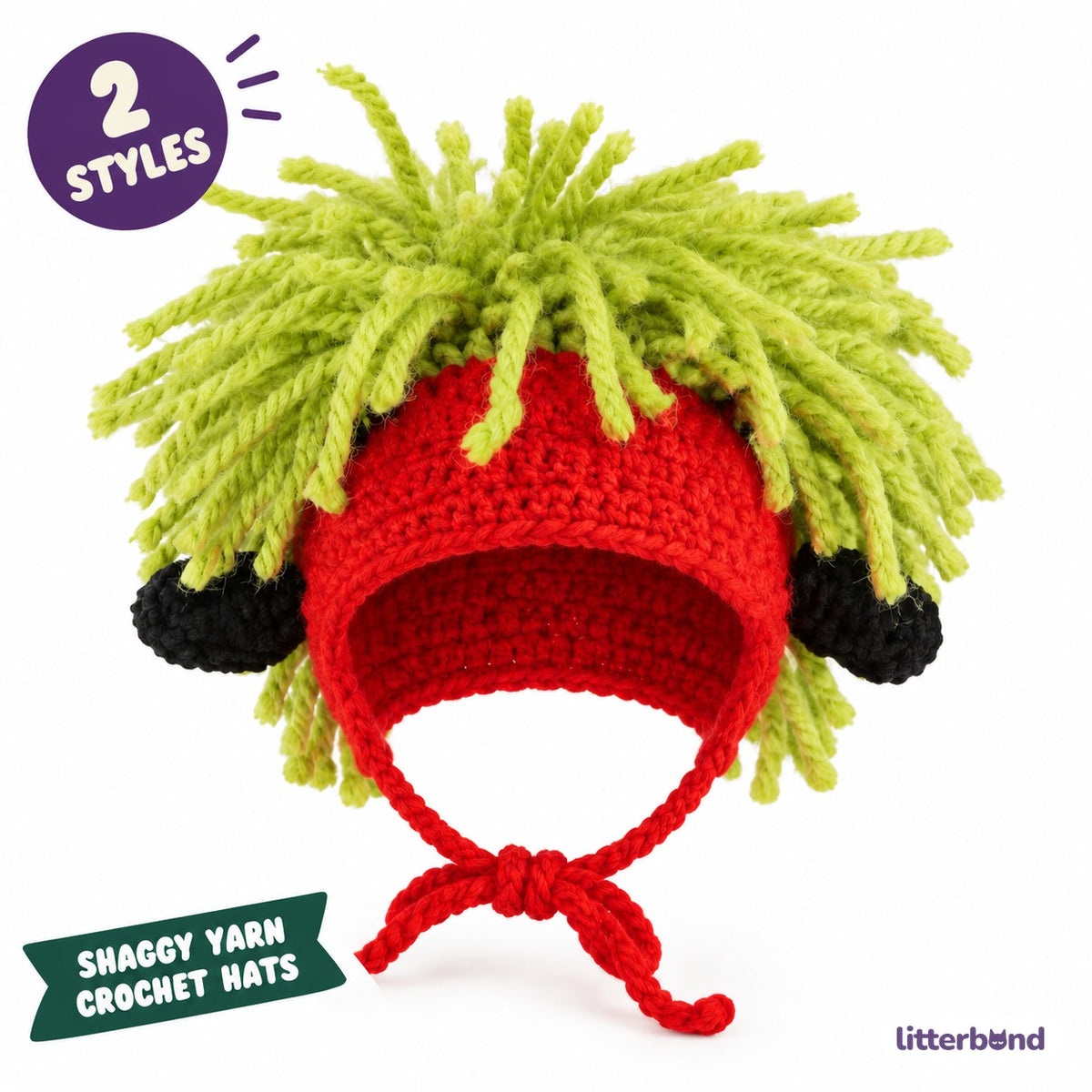 Yarn Hair Crochet Hat