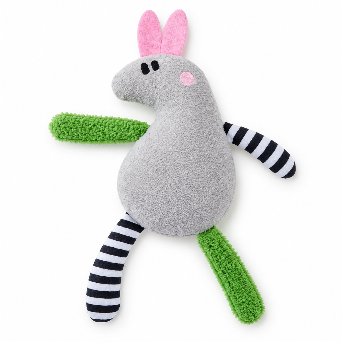 Long-Limbed Crinkle Plush Animals - Bunny