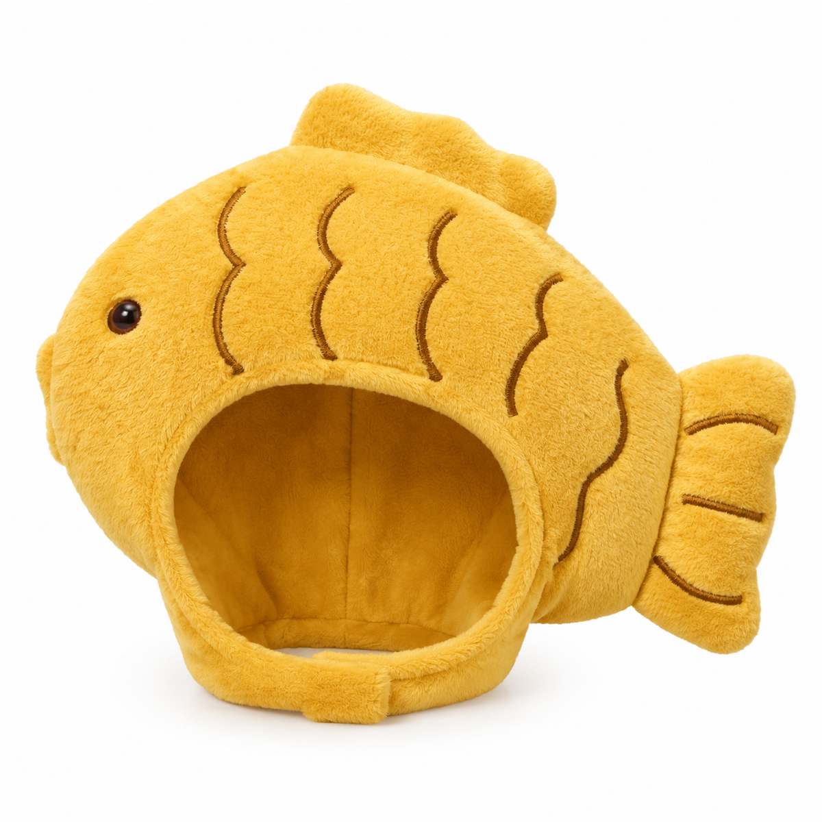 Plush Animal Hood - Golden Fish