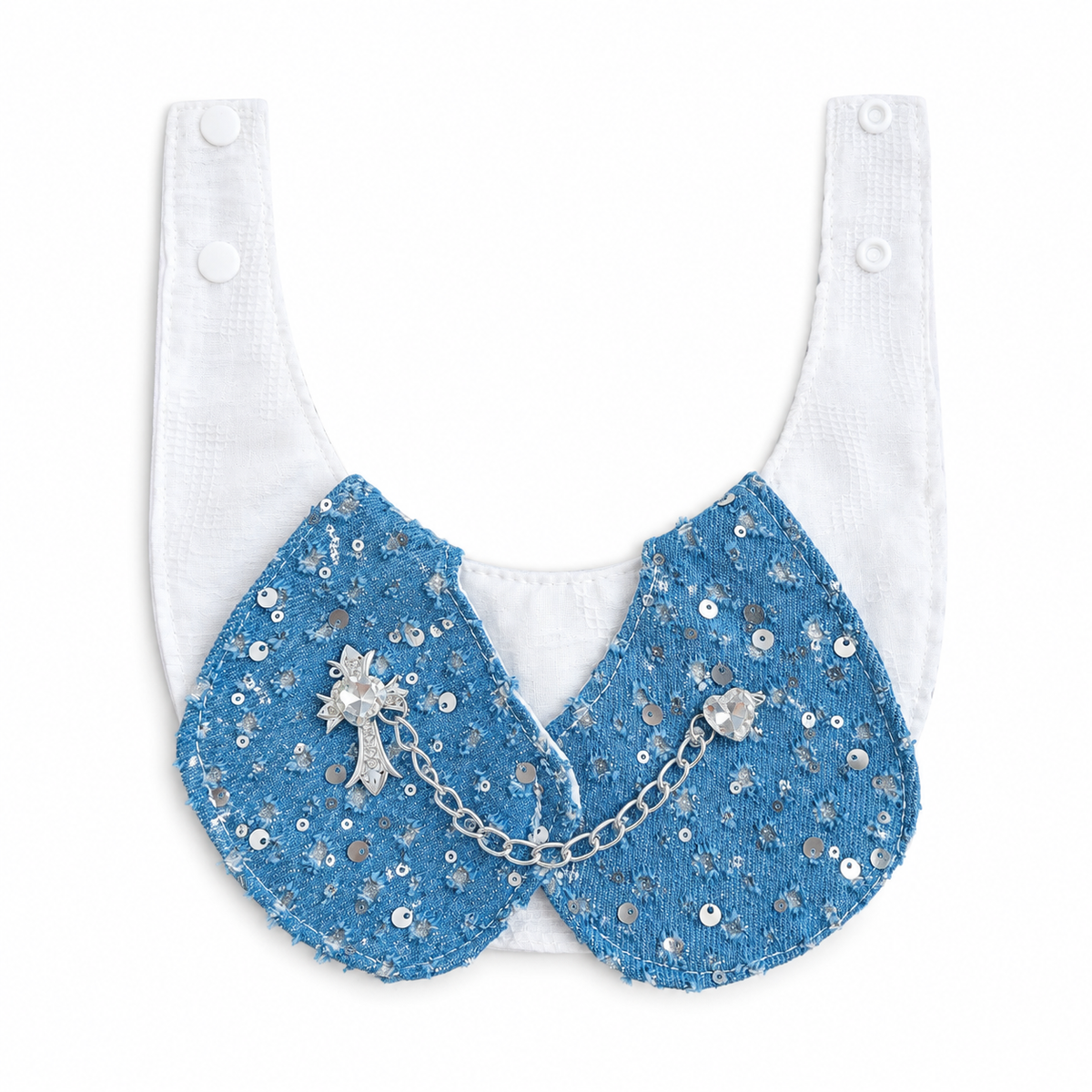 Denim Visor & Bib Options - Denim Blue Bib