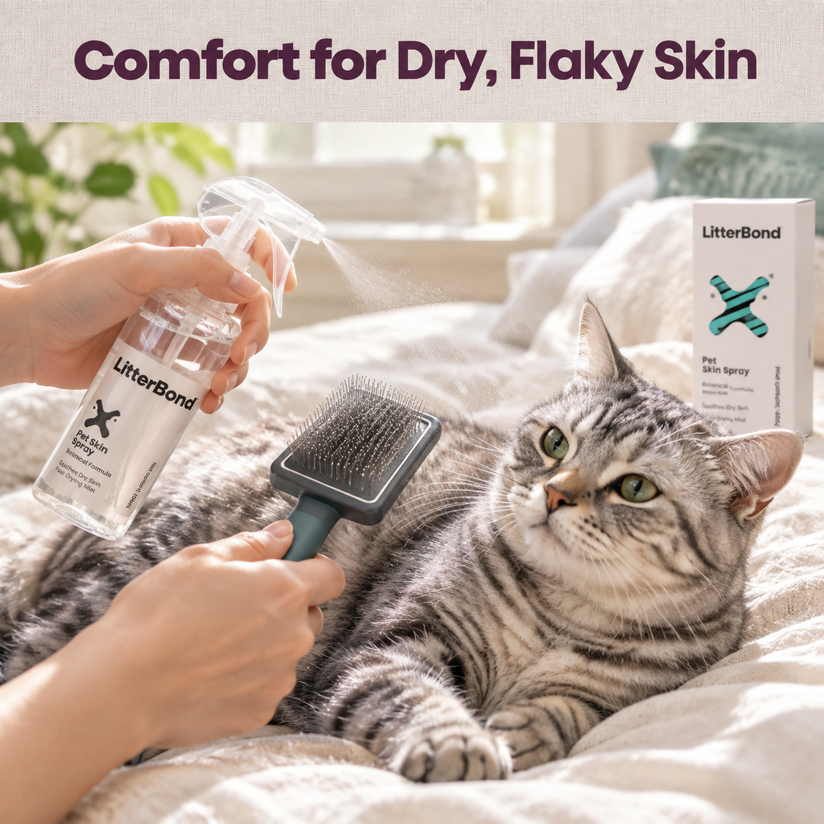 LitterBond Skin Care Spray 100 ml - how it helps
