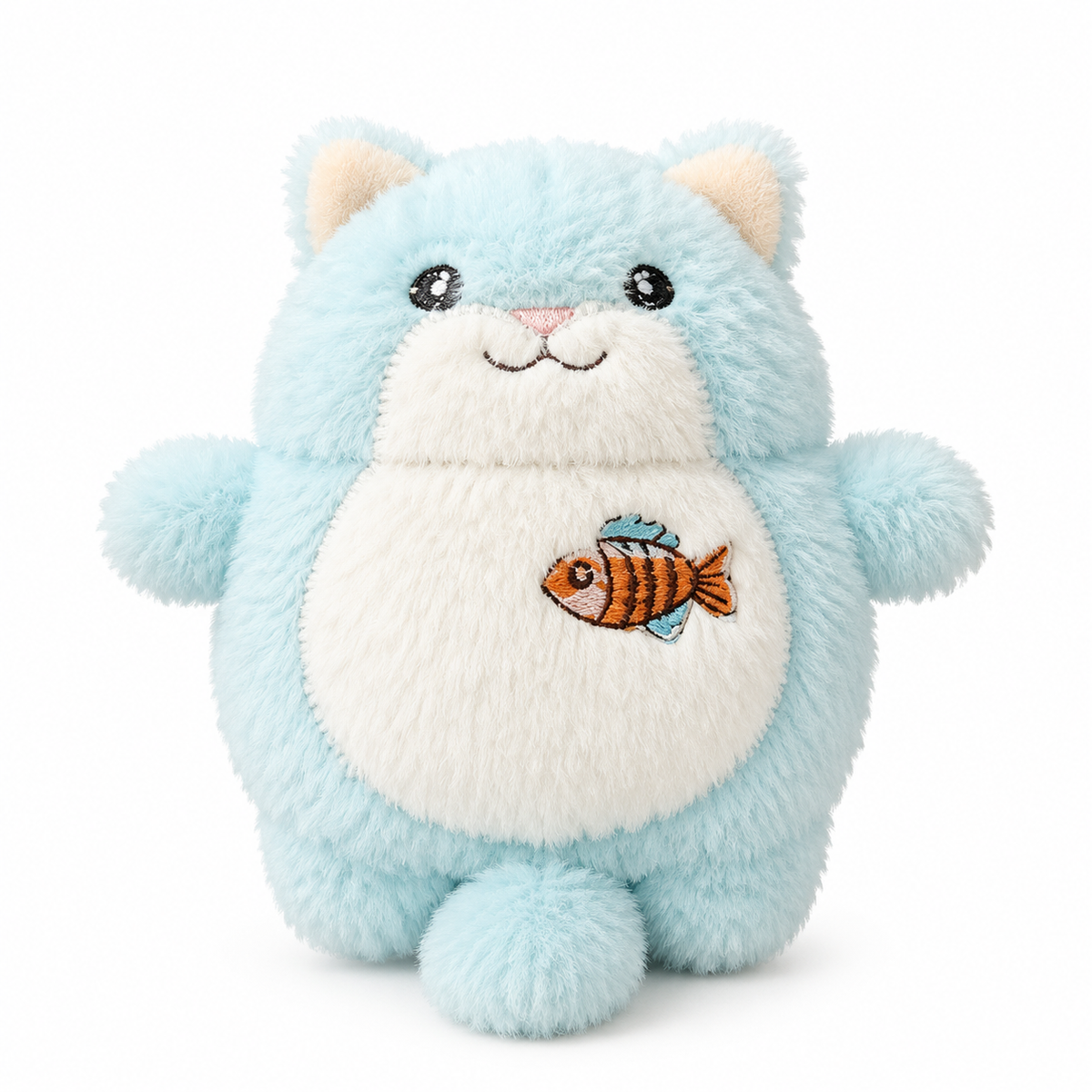 Pastel Fish-Tummy Pals - Sky Blue